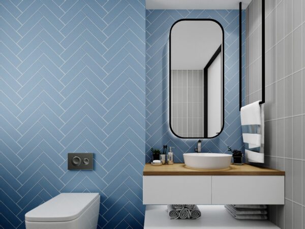 HB75305M Imagination Dusk Blue satin - Image 2