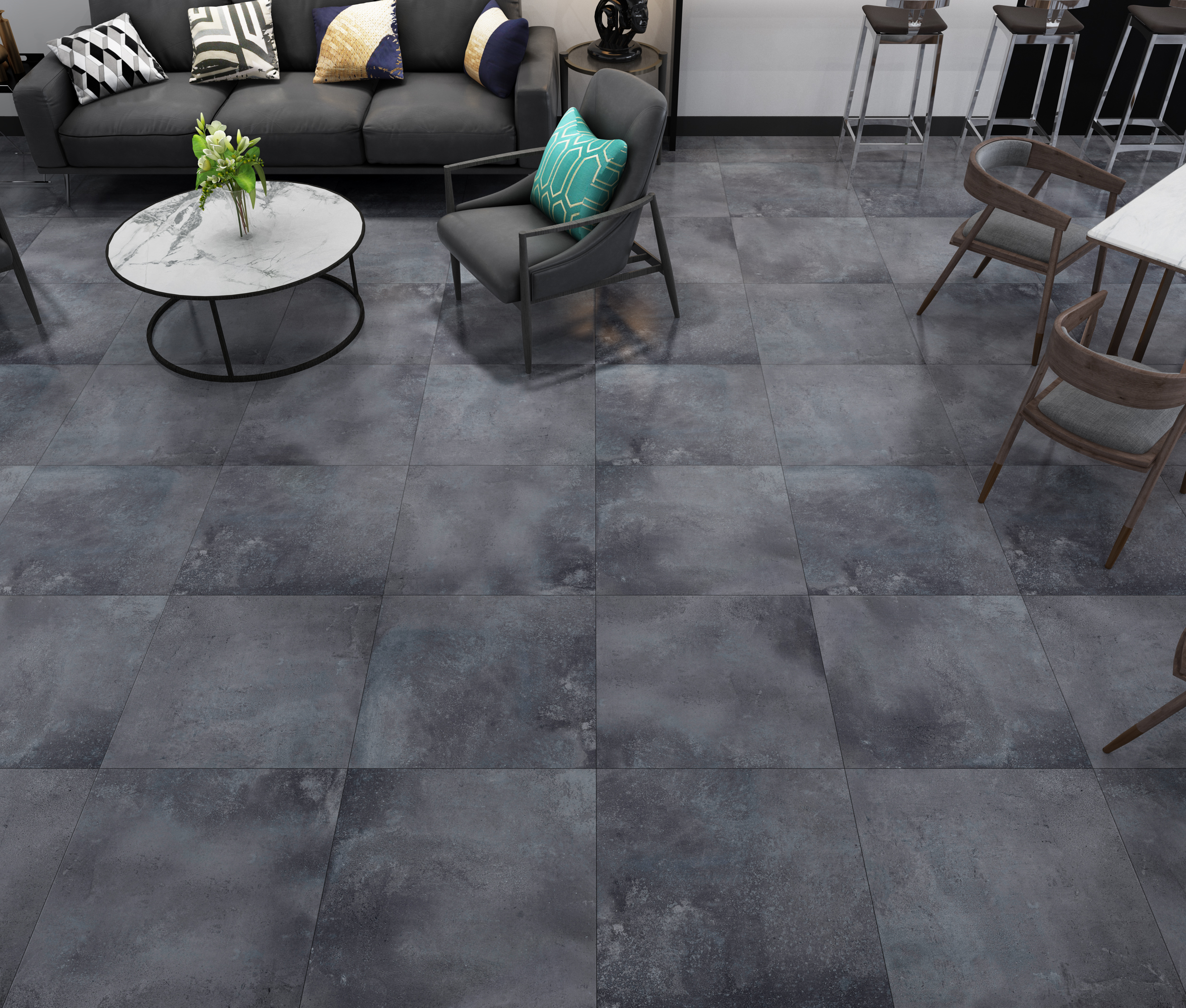 Oy66501m 6 Faces Mid Grey 效果